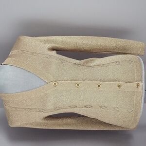 Hudson's Bay Company Vintage Gold Metallic Cardigan